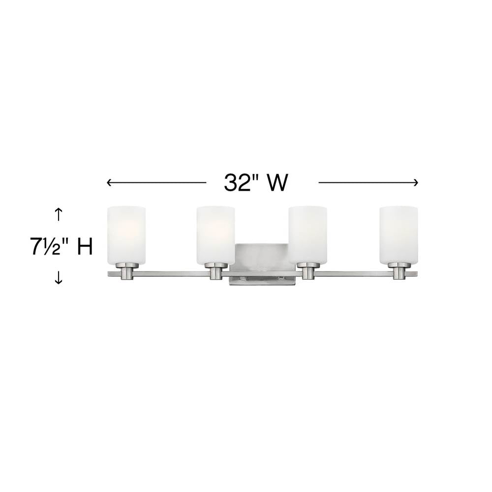 Hinkley Lighting Karlie Four Light Vanity