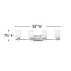 Hinkley Lighting Karlie Four Light Vanity