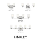 Hinkley Lighting 54624BN Brushed Nickel Four Light Vanity Image 3
