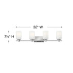 Hinkley Lighting Karlie Four Light Vanity
