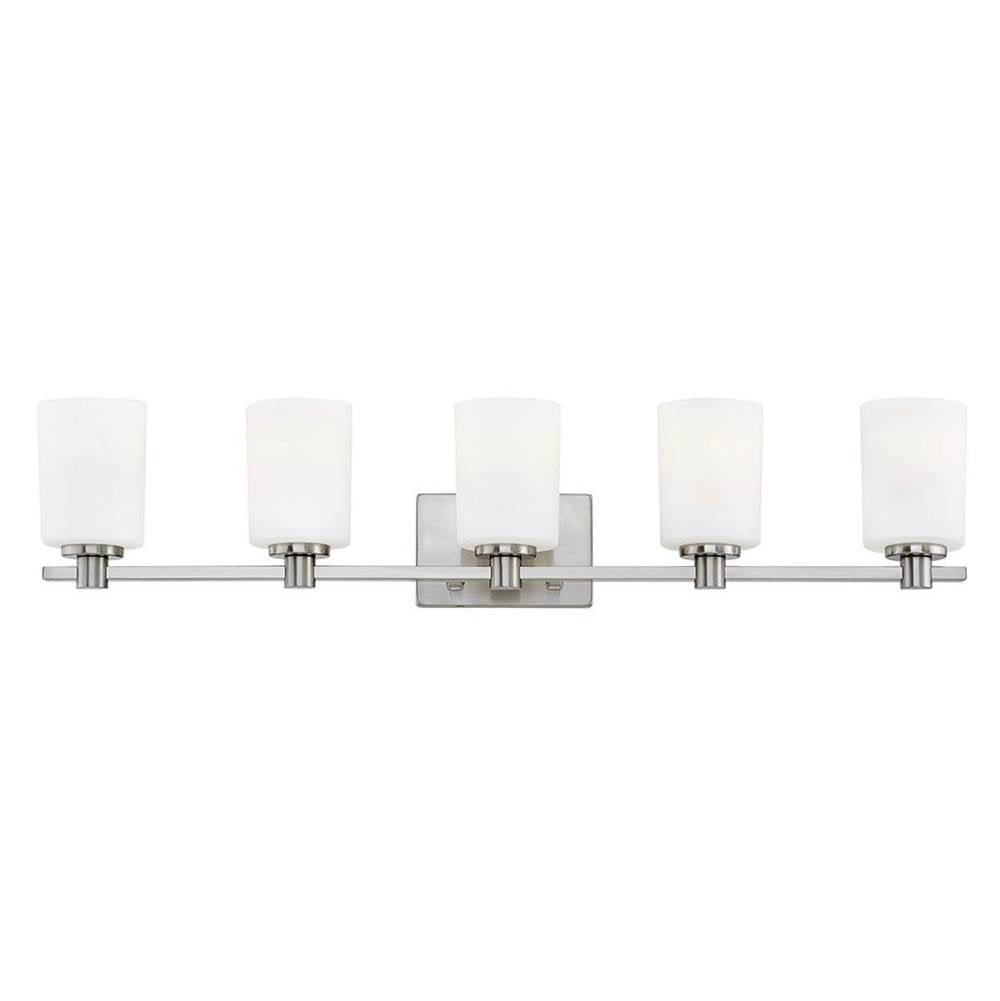 Hinkley Lighting 54625BN Brushed Nickel Five Light Vanity Image 1