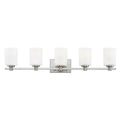 Hinkley Lighting 54625BN Brushed Nickel Five Light Vanity Image 1