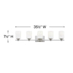 Hinkley Lighting Karlie Five Light Vanity