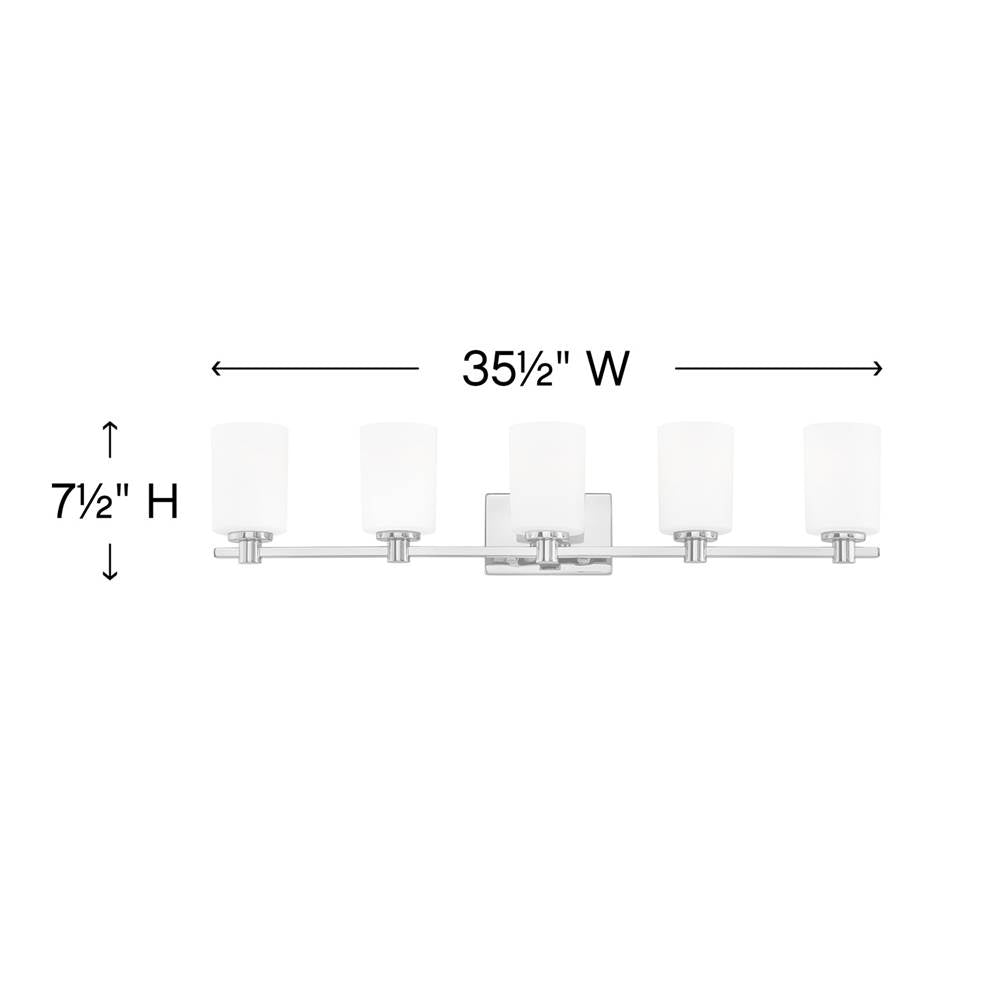 Hinkley Lighting Karlie Five Light Vanity