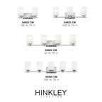Hinkley Lighting 54625CM Chrome Five Light Vanity Image 2