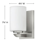 Hinkley Lighting Kyra Single Light Vanity