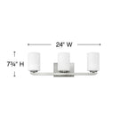 Hinkley Lighting Kyra Three Light Vanity