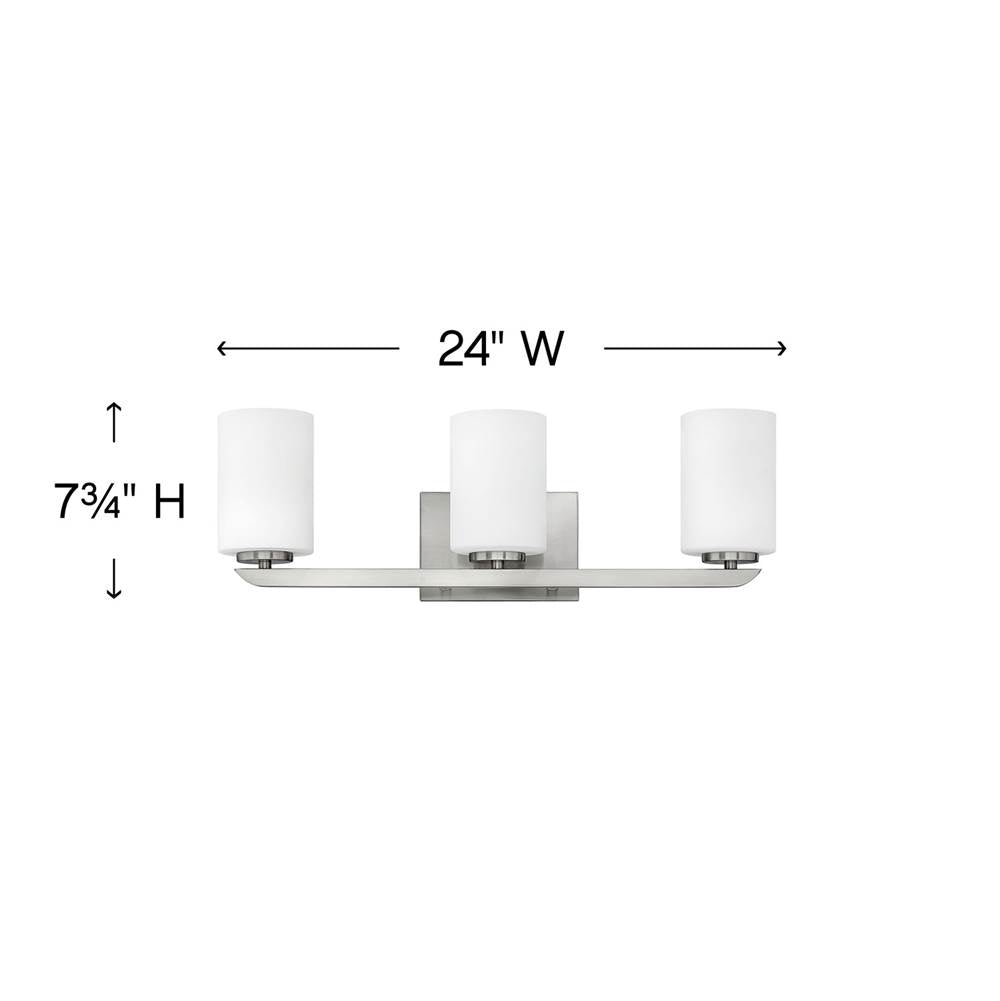Hinkley Lighting Kyra Three Light Vanity
