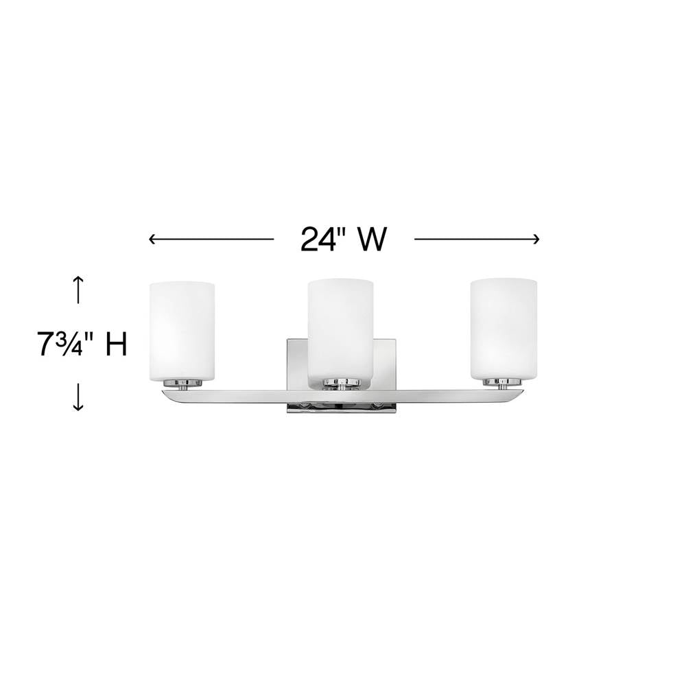 Hinkley Lighting Kyra Three Light Vanity