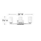 Hinkley Lighting Kyra Three Light Vanity