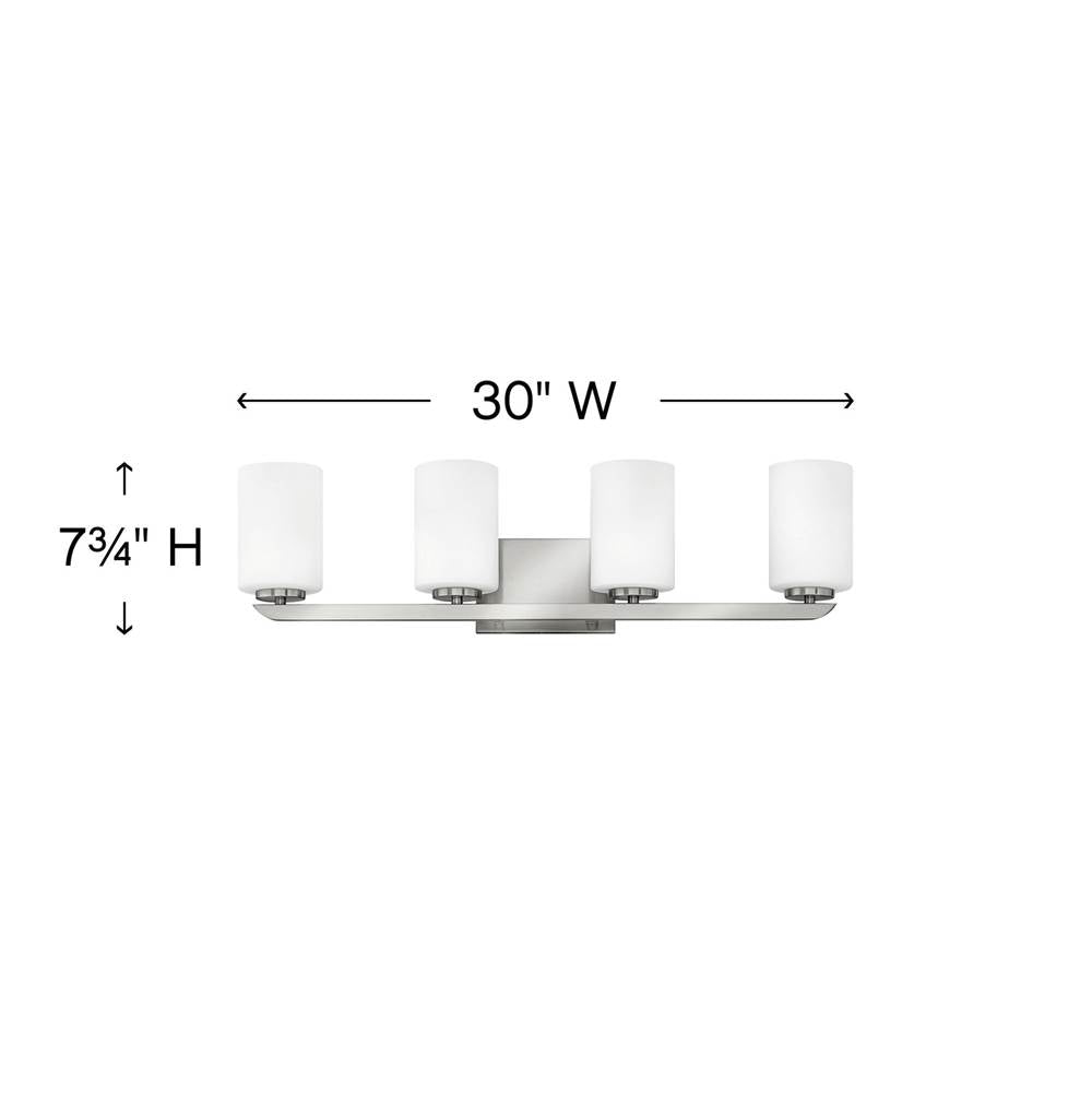Hinkley Lighting Kyra Four Light Vanity