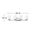 Hinkley Lighting Kyra Four Light Vanity