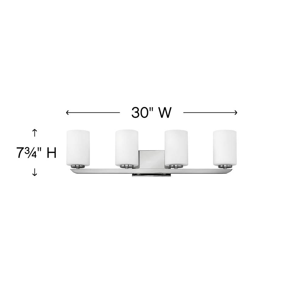 Hinkley Lighting Kyra Four Light Vanity