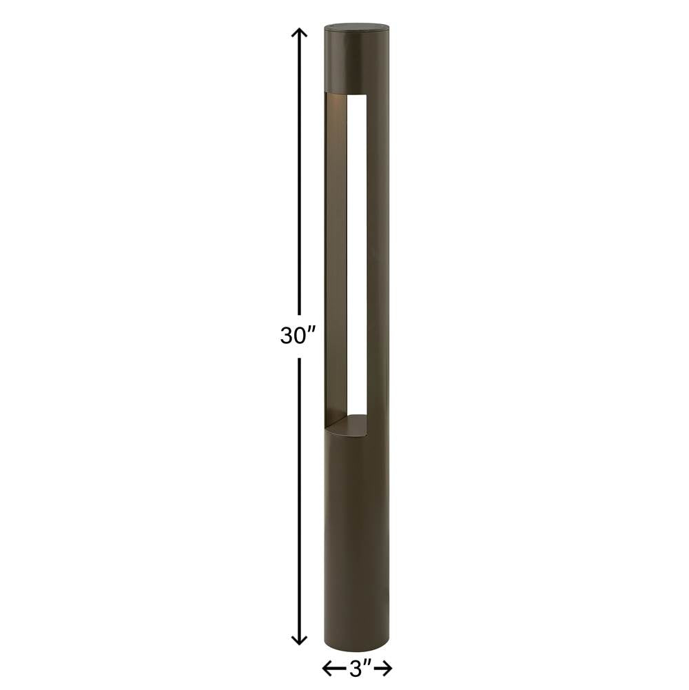 Hinkley Lighting 55601BZ Bronze Atlantis Round Large 120v Bollard Image 2