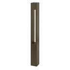 Hinkley Lighting 55602BZ Bronze Atlantis Square Large 120v Bollard Image 1