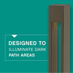 Hinkley Lighting 55602BZ Bronze Atlantis Square Large 120v Bollard Image 4