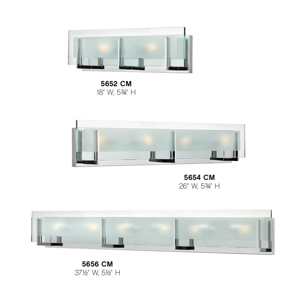 Hinkley Lighting 5652CM Chrome Two Light Vanity Image 2