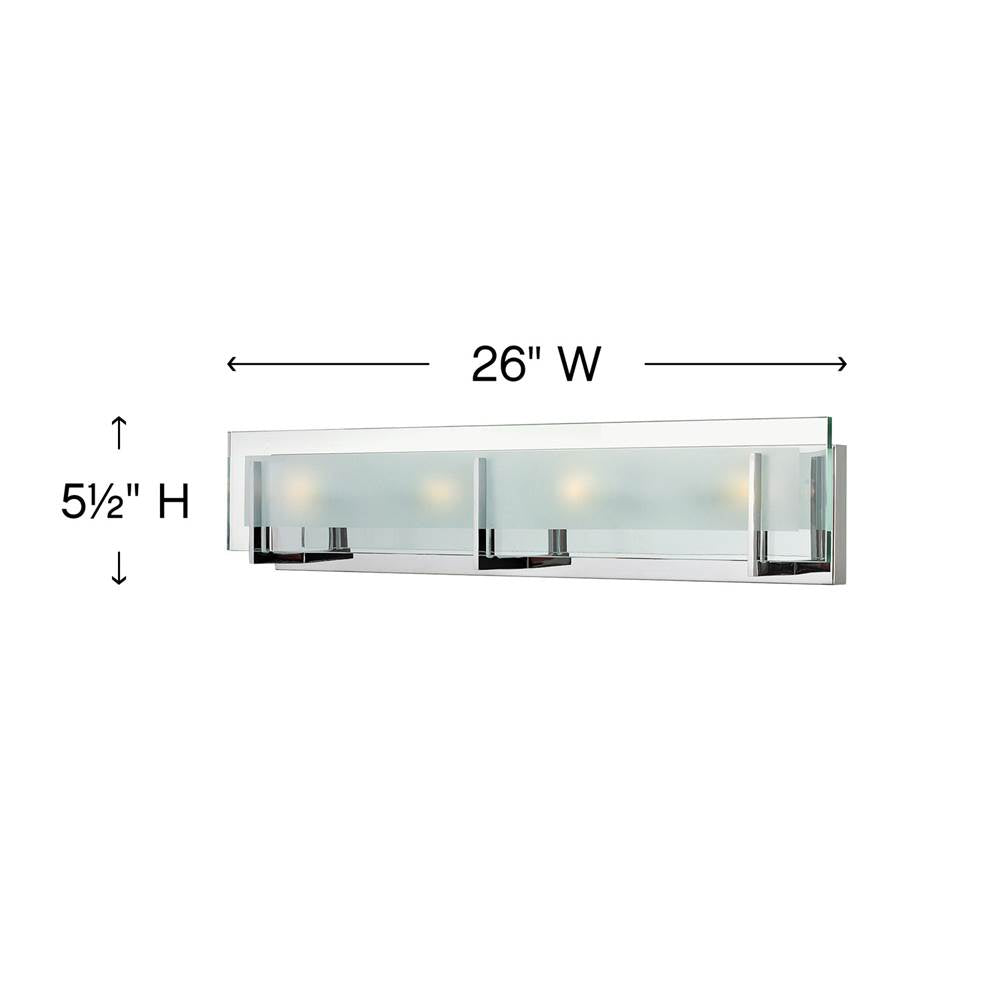Hinkley Lighting Latitude Four Light Vanity
