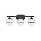 Hinkley Lighting 5663BK-LL Black Three Light Vanity Image 1