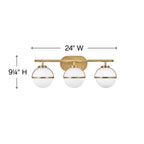 Hinkley Lighting Hollis Three Light Vanity