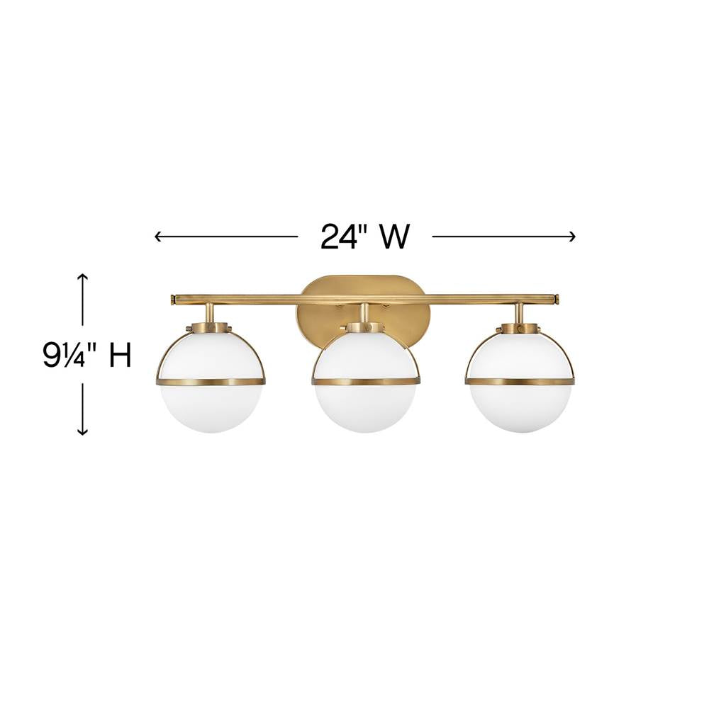 Hinkley Lighting Hollis Three Light Vanity