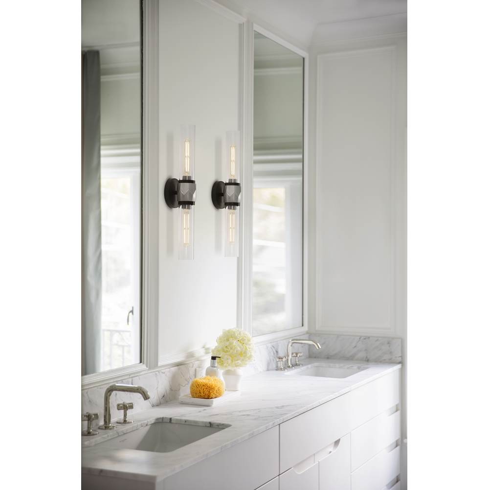 Hinkley Lighting 57082BK-BN Black,Brushed Nickel Two Light Vanity Image 9