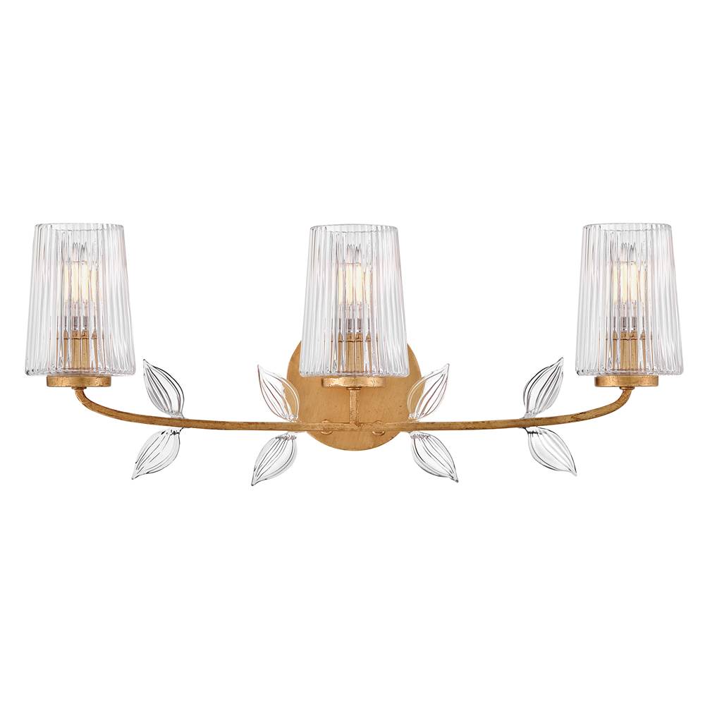 Hinkley Lighting 57453DA Distressed Brass Medium Three Light Vanity Image 1