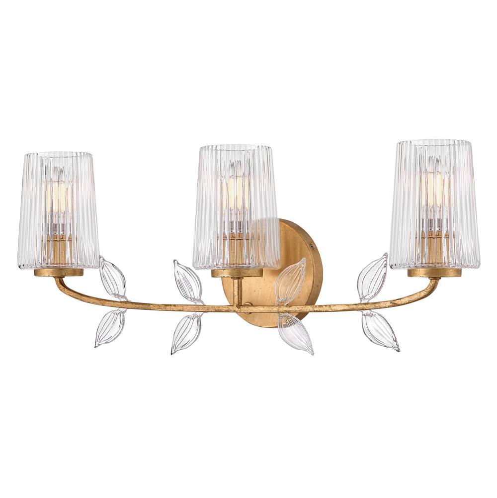 Hinkley Lighting 57453DA Distressed Brass Medium Three Light Vanity Image 2