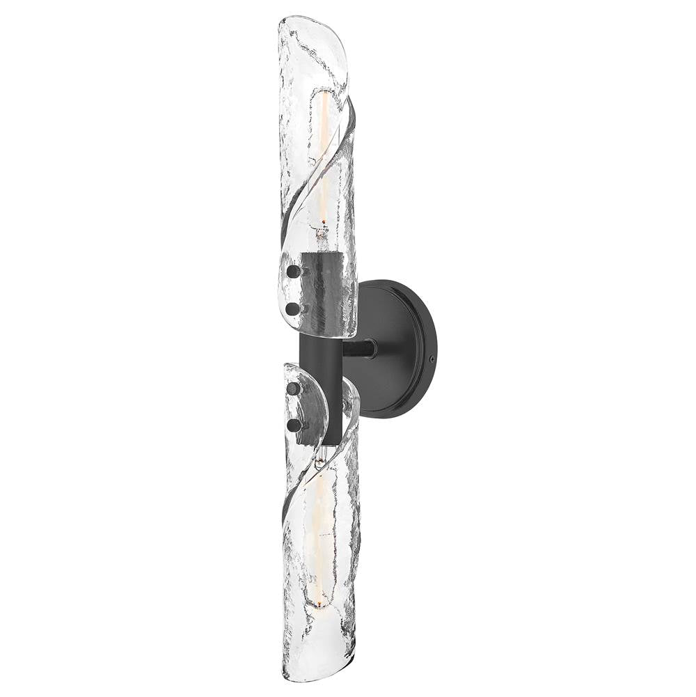 Hinkley Lighting 57462BK Black Large Two Light Sconce Image 1