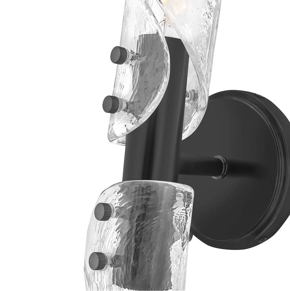 Hinkley Lighting 57462BK Black Large Two Light Sconce Image 4