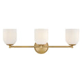 Hinkley Lighting 57473LCB-CO Lacquered Brass Medium Three Light Vanity Image 1