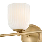 Hinkley Lighting 57473LCB-CO Lacquered Brass Medium Three Light Vanity Image 4