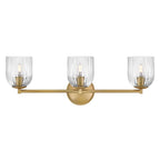 Hinkley Lighting 57473LCB Lacquered Brass Medium Three Light Vanity Image 1