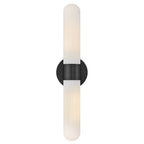 Hinkley Lighting 57482BK Black Large Two Light Sconce Image 1