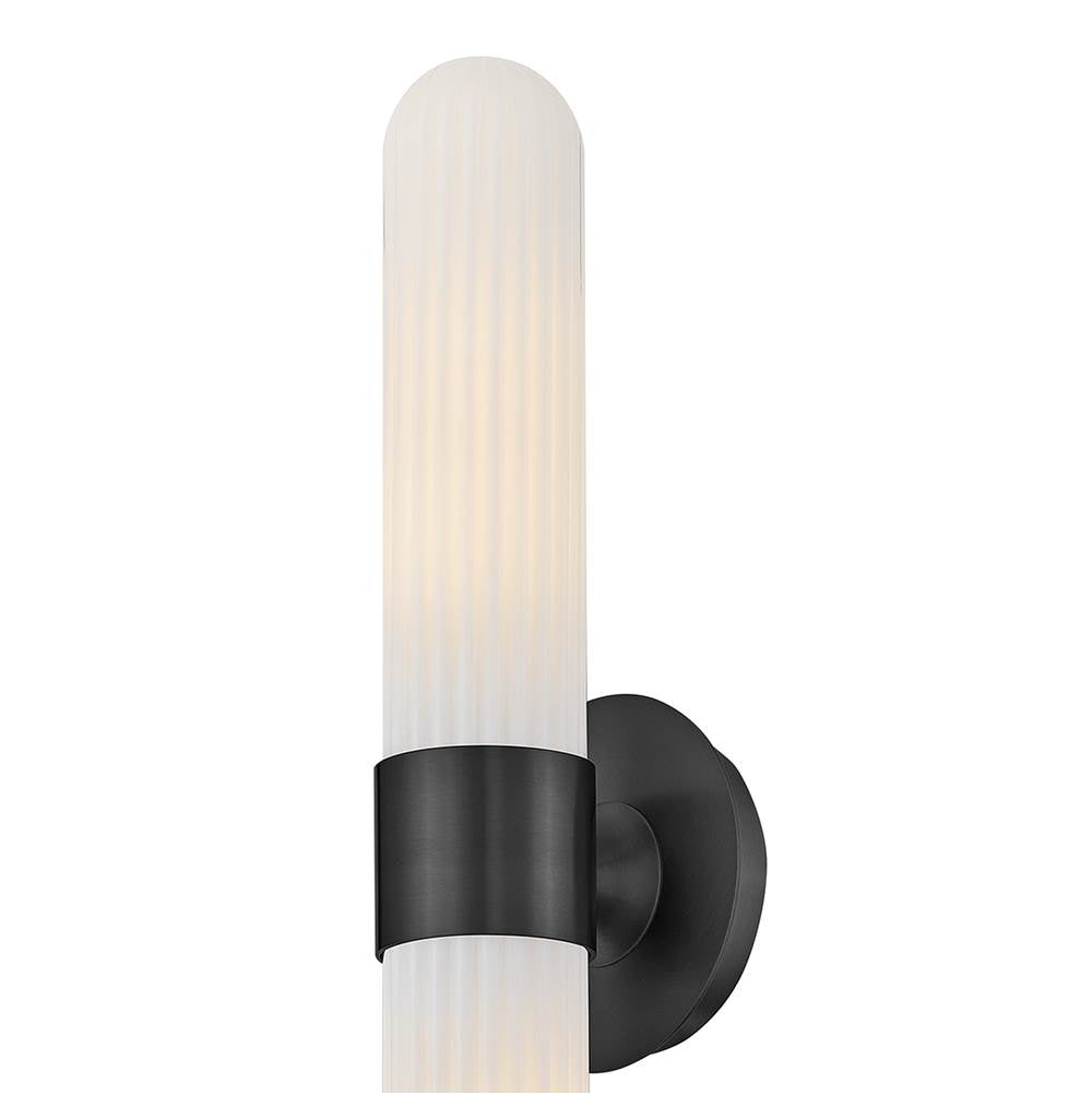 Hinkley Lighting 57482BK Black Large Two Light Sconce Image 5