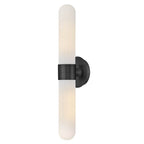Hinkley Lighting 57482BK Black Large Two Light Sconce Image 2