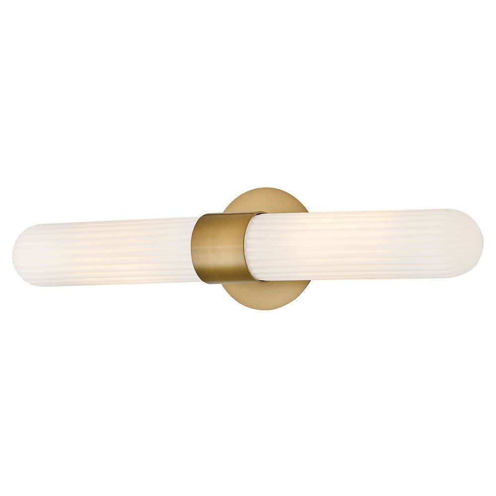 Hinkley Lighting 57482LCB Lacquered Brass Large Two Light Sconce Image 6