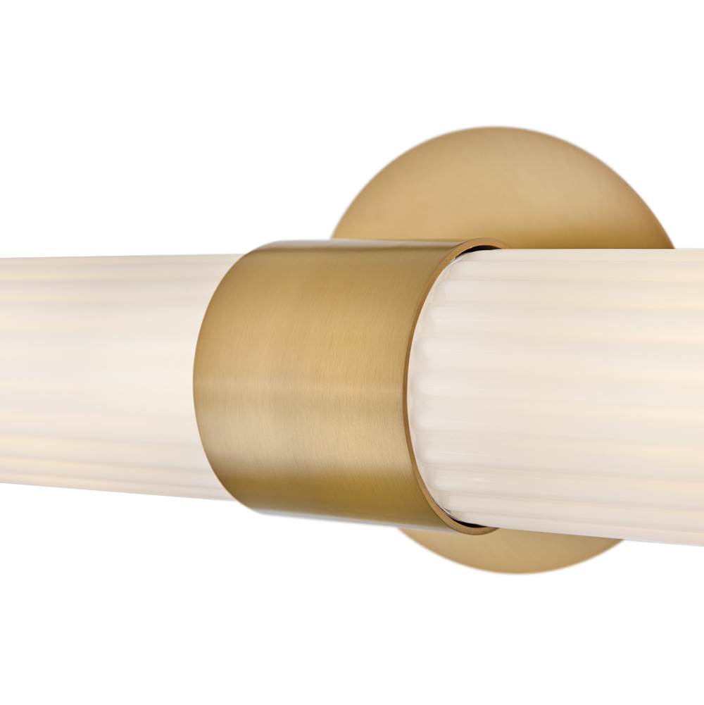 Hinkley Lighting 57482LCB Lacquered Brass Large Two Light Sconce Image 4