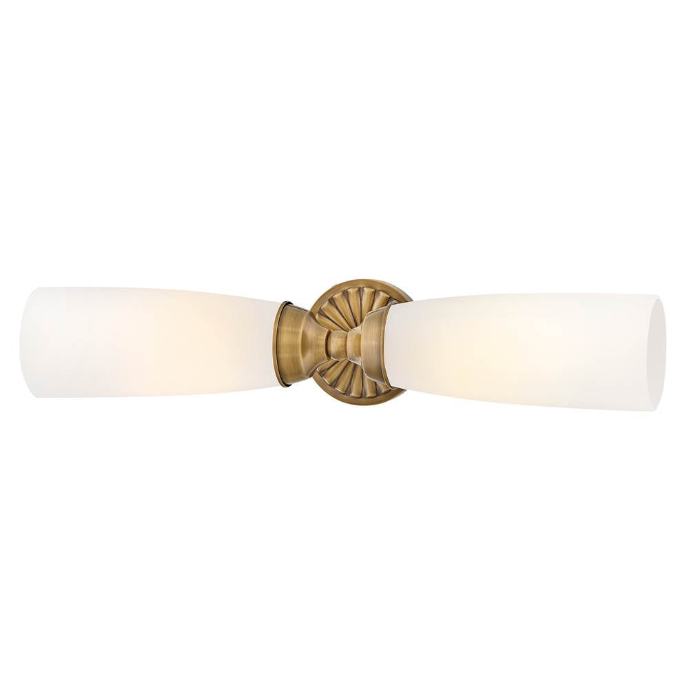 Hinkley Lighting 57492HB Heritage Brass Large Two Light Sconce Image 6