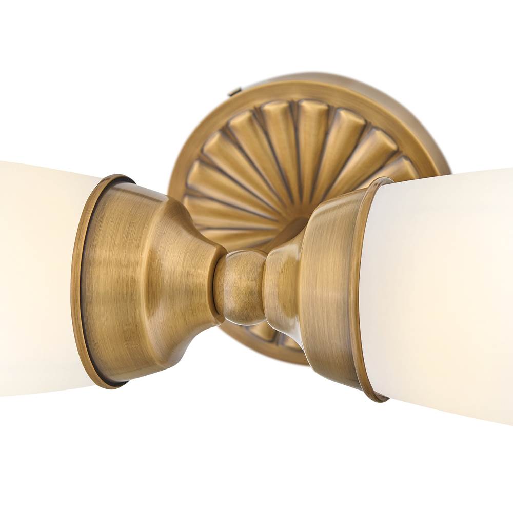 Hinkley Lighting 57492HB Heritage Brass Large Two Light Sconce Image 5