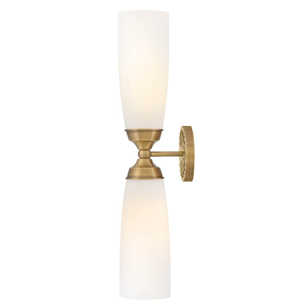 Hinkley Lighting 57492HB Heritage Brass Large Two Light Sconce Image 3