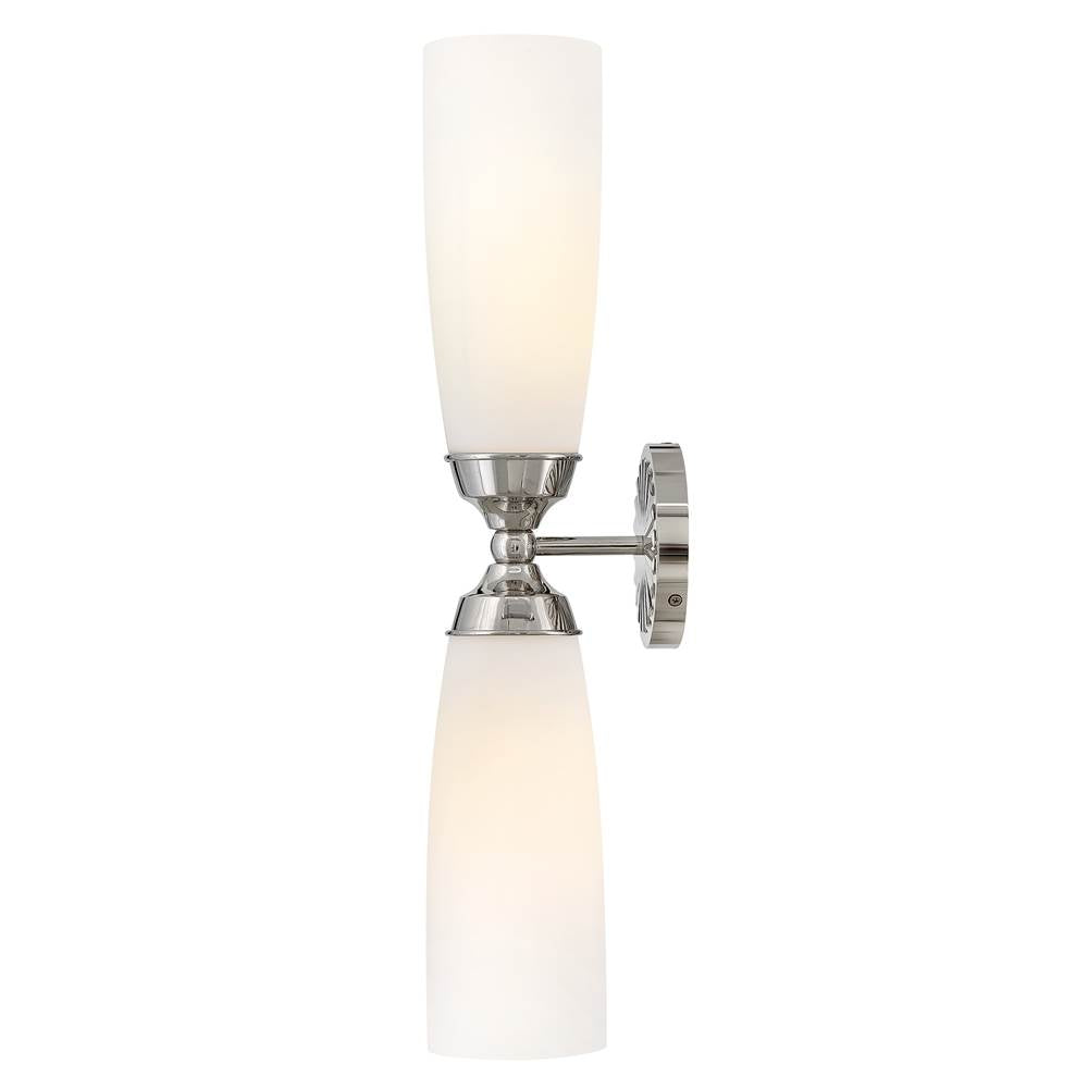 Hinkley Lighting 57492PN Polished Nickel Large Two Light Sconce Image 3