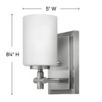 Hinkley Lighting Laurel Single Light Vanity
