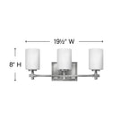 Hinkley Lighting Laurel Three Light Vanity