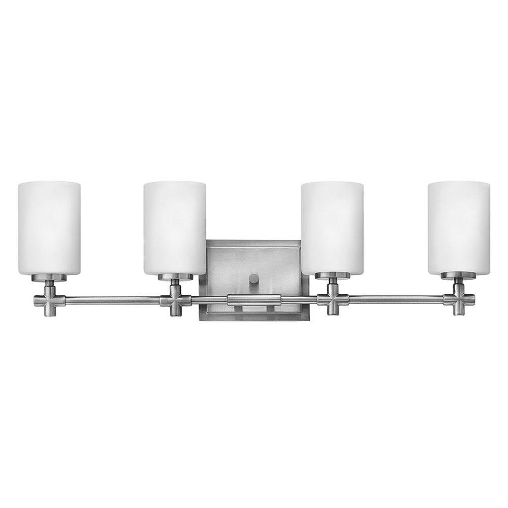 Hinkley Lighting 57554BN Brushed Nickel Four Light Vanity Image 1