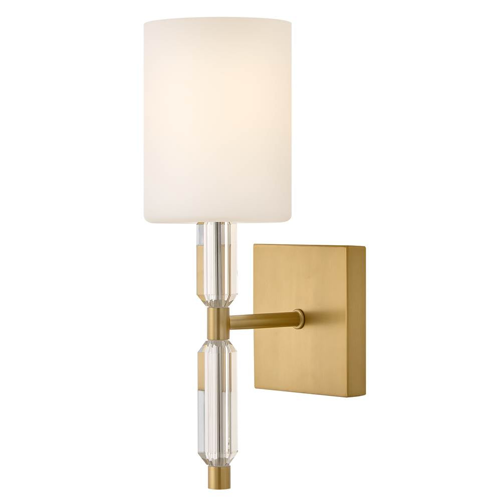 Hinkley Lighting 57610LCB Lacquered Brass Medium Single Light Sconce Image 1