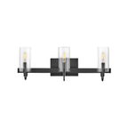 Hinkley Lighting 58063BK Black Three Light Vanity Image 1