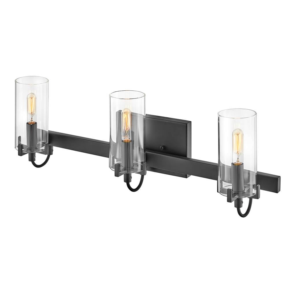 Hinkley Lighting 58063BK Black Three Light Vanity Image 7