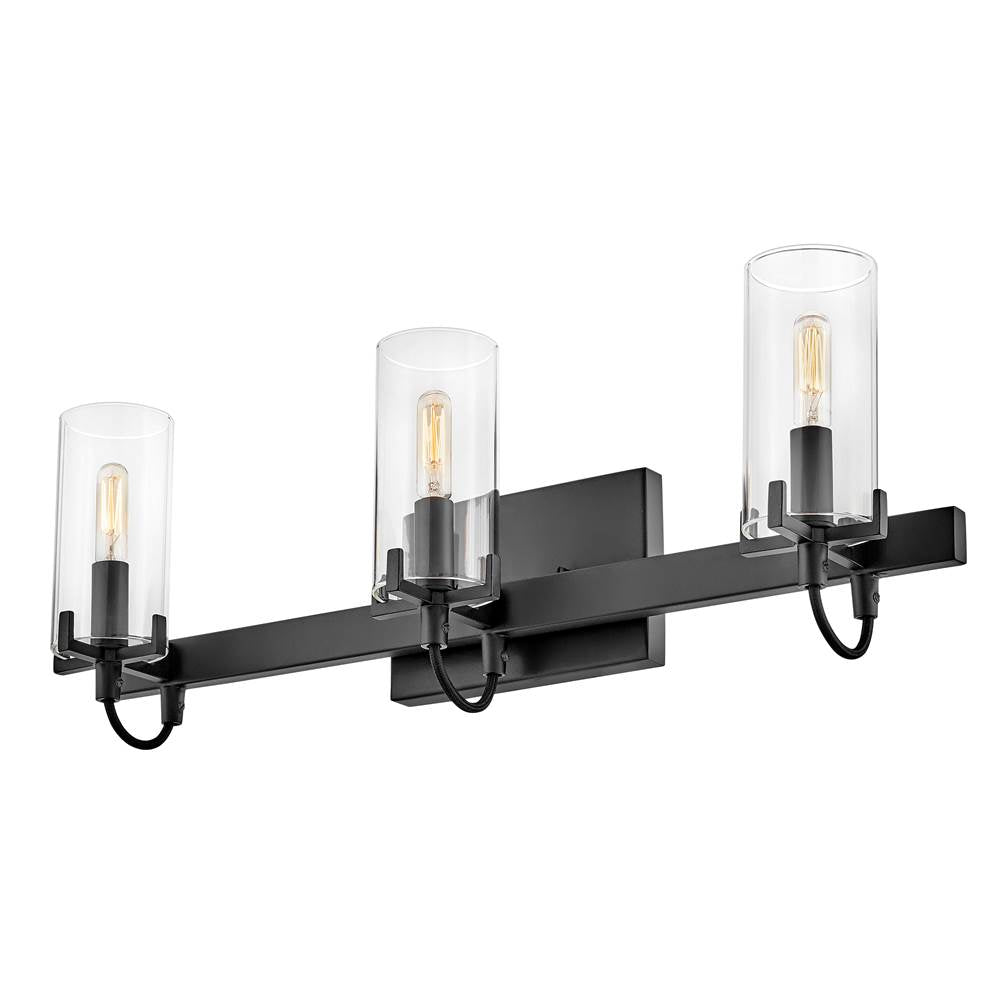 Hinkley Lighting 58063BK Black Three Light Vanity Image 6