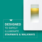 Hinkley Lighting 58504SW Satin White Luna Step Light 120v Vertical 2700k Image 6